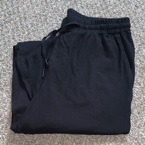Black Drawstring Jogger Pants